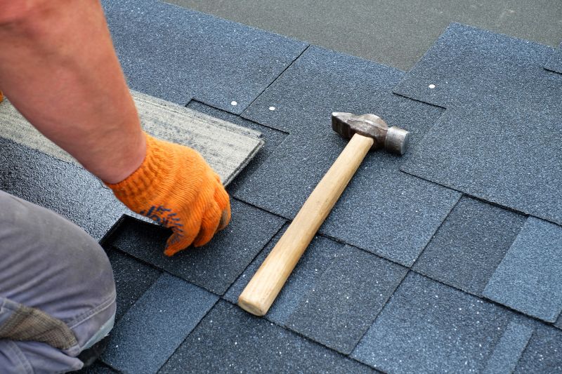 Asphalt Shingle Repair - Sealant Application
